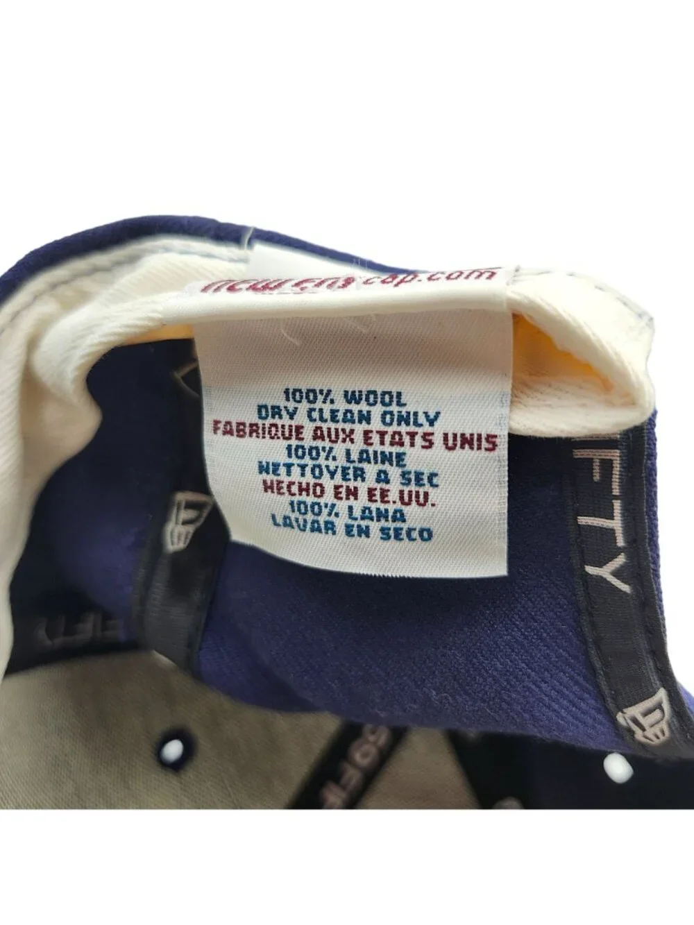 Barone Trucking Service Navy Blue New Era Snapback Hat Wool MD LG